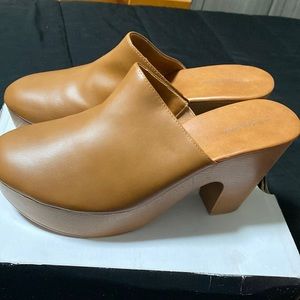 American Eagle Wooden Clog Heel